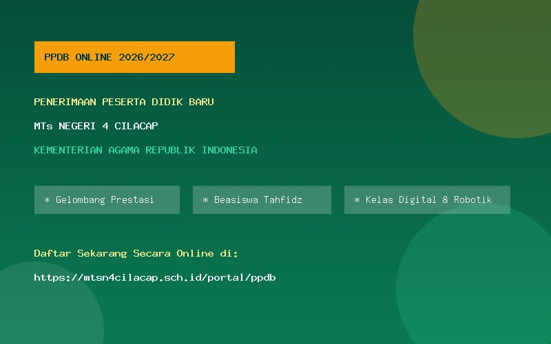 Penerimaan Peserta Didik Baru (PPDB) Tahun Ajaran 2026/2027 Resmi Dibuka!